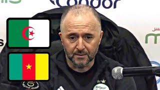 CONFÉRENCE DE PRESSE DJAMEL BELMADI CONCLUSION CAN 2022 amp ALGÉRIE CAMEROUN CDM [upl. by Steffie]