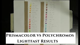 Prismacolor Premier vs Faber Castell Polychromos Lightfast Comparison [upl. by Scrivens]