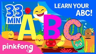 Learn Your ABC  ABC Songs  Compilation  Pinkfong Songs for Children [upl. by Otrebile]