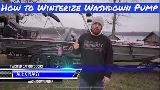 How to winterize a wash down pump [upl. by Ciccia]