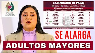 📢PAGO A RECIBIR AVISO PARA ADULTOS MAYORES 65 Y MAS🔔SE ALARGA EL CALENDARIO💥 [upl. by Meier]