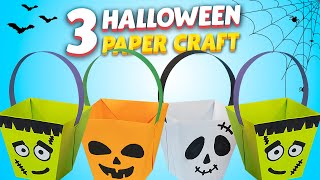 CREATE HALLOWEEN DECOR 3 FUN DIY PAPER CRAFTS [upl. by North]