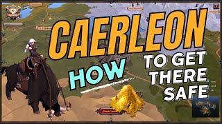 Transport to Caerleon WITHOUT RISK l ALBION ONLINE GUIDE [upl. by Solram]