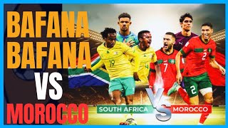 BAFANA BAFANA VS MOROCCO LIVE GAME TODAY STARTING line up AFCON 2023 [upl. by Imrots519]