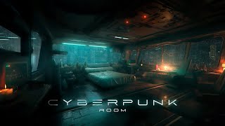 CYBERPUNK ROOM ethereal ambient  MUSIC for Blade Runners RELAXING [upl. by Yonatan]