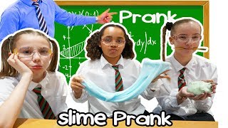 TIANAS SLIME PRANK IN SCHOOL CLASSROOM [upl. by Ernestus769]