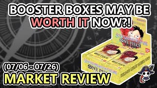 Booster Boxes May Be Worth It Now  OPCG Market Review 0706  0724 [upl. by Luigino]