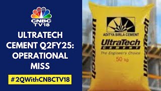 UltraTech Cement Q2 Revenue Down 2 At ₹15635 Cr Vs ₹16012 Cr YoY Net Profit Below Estimate [upl. by Tierney]