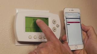 Honeywell WiFi Thermostat  Install and Setup [upl. by Llenel346]