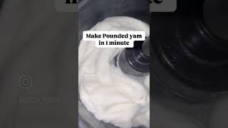 How to make pounded yam with food processor Are you team mortar and pestle Abi your team processor [upl. by Gualterio]