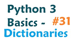 Python 3 Programming Tutorial  Dictionaries [upl. by Annelise]