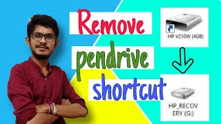 How to remove pendrive shortcut without format  pendrive shortcut kaise remove kare [upl. by Yendahc]