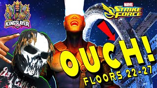 GOT WRECKED SWORD SATELLITE FLOORS 2227  MARVEL Strike Force  MSF [upl. by Elleuqram]