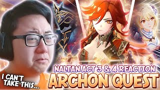 SO MUCH LORE AND SO MANY TEARS  Natlan Archon Quest ACT 3 amp 4 FULL REACTION  Genshin Impact 51 [upl. by Melleta208]