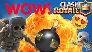 IL MIGLIOR MAZZO CON LO SCHELETRO GIGANTE CLASH ROYALE ITA [upl. by Publia21]