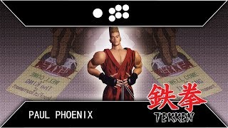 Tekken Paul Phoenix Arcade Playthrough PS1 [upl. by Brynna288]