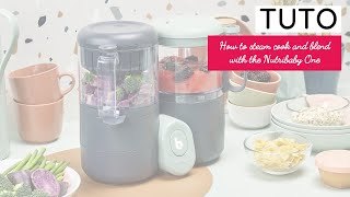 HOW TO STEAM COOK AND BLEND WITH THE NUTRIBABY ONE [upl. by Kirrad]