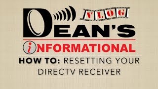 HOW TO Resetting DIRECTV Receiver [upl. by Anuahc]