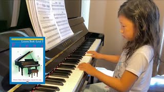 Theme  Alfreds Basic Piano Library Lesson Book Level 5 By Olivia [upl. by Odrude]