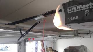 Lift Master Garage Door Opener Not Closing Force Control Adjustment [upl. by Svirad343]