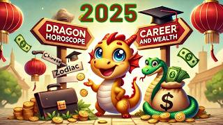 Dragon Chinese Zodiac Horoscope 2025 Career Growth and Wealth Predictions [upl. by Annaynek]