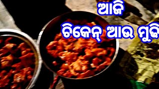 ଆଜି ଚିକେନ୍ ଆଉ ମୁଢିmy first vlogchicken recipe chekencarry chicken curry chicken chekenfry [upl. by Nader]