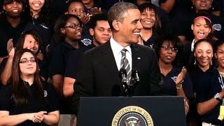 President Obama Speaks on Strengthening the Economy for the Middle Class [upl. by Zima]