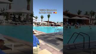 Best Hotel in Qatar Rixos Hotel pool with Sea doha best hotels [upl. by Ailimaj436]