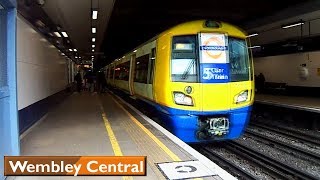 Wembley Central  Bakerloo  Watford DC lines  London Underground amp Overground [upl. by Lorou]