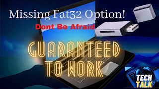 Fix Fat 32 Option Not Available Fast and Easy [upl. by Franklyn]