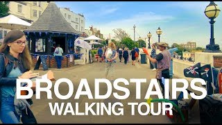 4K BROADSTAIRS KENT WALKING TOUR  Viking Bay to Charles Dickens Bleak House [upl. by Pavia]