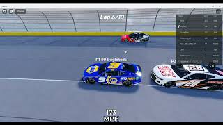 A win in NASCAR Game Roblox and a ton of chaos [upl. by Armando]