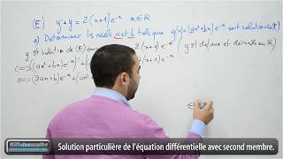 Équations différentielles avec second membre Exercice corrigé 6 Question 14 [upl. by Hsirrehc395]