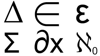 25 Math Symbols in 80 Seconds [upl. by Scoter]