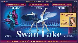 Swan Lake starring World ballet star Principal Dancer of Staatsballett Berlin Iana Salenko [upl. by Ahsirat378]