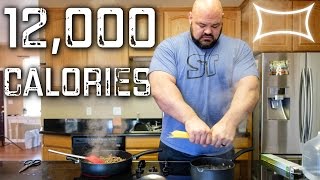 Worlds Strongest Man — Full Day of Eating 12000 calories [upl. by Irma446]