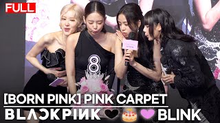 ENGJPN 8th Anniversary Event with BLACKPINK🩷BLINK Together  BORN PINK  JENNIE🖤LISA🩷JISOO🖤ROSÉ [upl. by Aicercal]