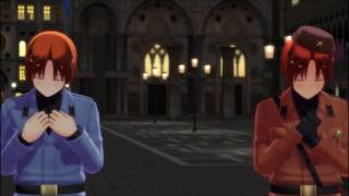 Italy and 2p Italy  Sweater Weather  Hetalia MMD [upl. by Ayatan453]