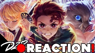 DEMON SLAYER RAP CYPHER  quotTRIFECTAquot  DizzyEight x Geno Five x Mix Williams Official AMV REACTION [upl. by Ehudd]