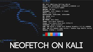 Run Neofetch on terminal startup in Kali Linux [upl. by Annahahs]