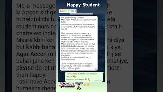 Happy Student accondelhi nursing norcet education nurse nursingcourse nursingcoaching [upl. by Nylodnarb]