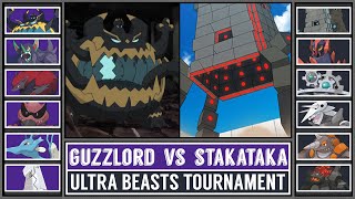 GUZZLORD vs STAKATAKA  Ultra Beast Pokémon Tournament Battle 4 [upl. by Bar]