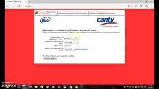 Cambiar la contraseña del internet wifi aba cantv [upl. by Cai962]