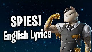 SPIES Murda Beatz English Lyrics  Fortnite Lobby Track [upl. by Annahsed64]