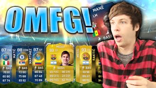 MESSI PACKED TWICE IN TEAM OF THE SEASON TOTS  FIFA 15 PACK OPENING [upl. by Alcus]