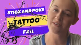 Stick and Poke Tattoo Fail [upl. by Ayar539]