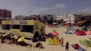 Campeonato Brasileiro de KiteSurf Rio  KitePoint Rio  K7 08 12 16 [upl. by Vitia]