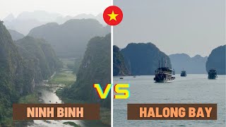 Halong Bay vs Ninh Binh  Which should you visit [upl. by Yziar909]