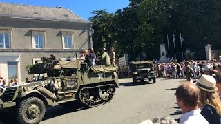 Mayenne Liberty festival Défilé dans les rues avant retour au campement [upl. by Balough34]