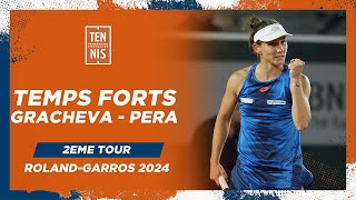 Varvara Gracheva vs Bernarda Pera  Temps Forts  RolandGarros 2024  FFT [upl. by Aman]